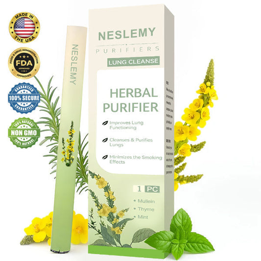 Zero Nicotine Puff Pen – NESLEMY® Lung Purify Mist- Quit Smoking Naturally