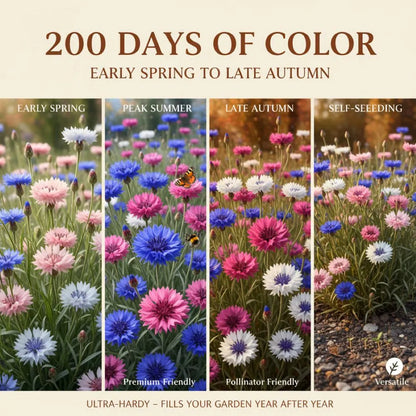 🌱Premium Cornflower Seeds(Assorted Colors)🌸