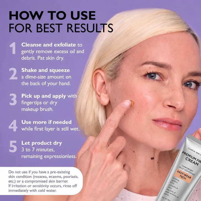 Instant Temporary Face Tightener-Wear Formula