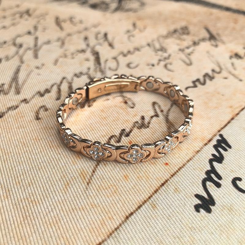 Diystar®  Pure Copper Magnetic Bracelet with 3800 Gauss Effective Magnets