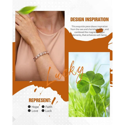 Diystar®  Pure Copper Magnetic Bracelet with 3800 Gauss Effective Magnets