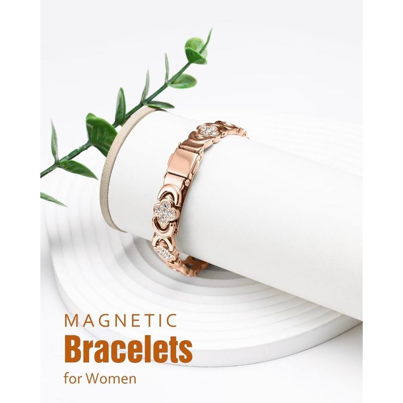 Diystar®  Pure Copper Magnetic Bracelet with 3800 Gauss Effective Magnets
