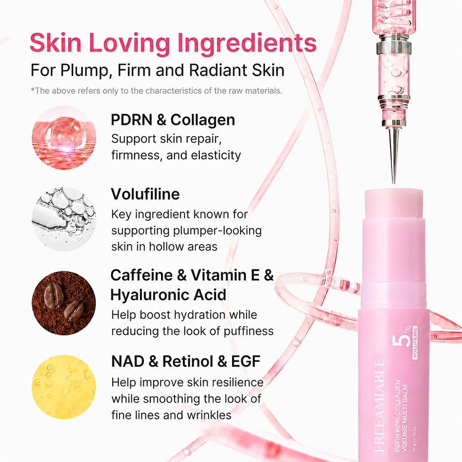 FREEAMIABLE Korean PDRN Pink Collagen Volume Multi Balm